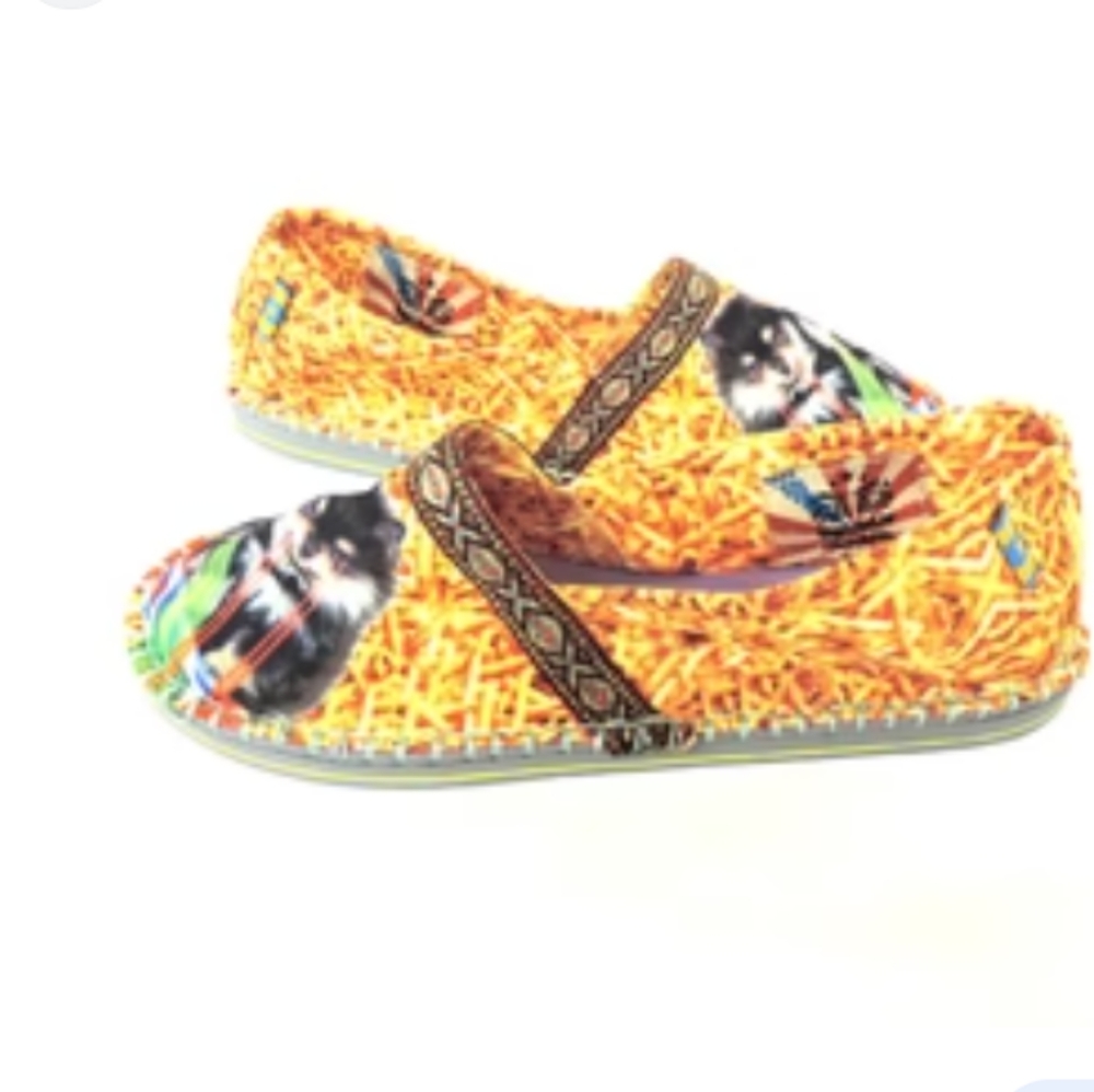 Tigerbear Republik Hicky Pommes Frites Canvas flats